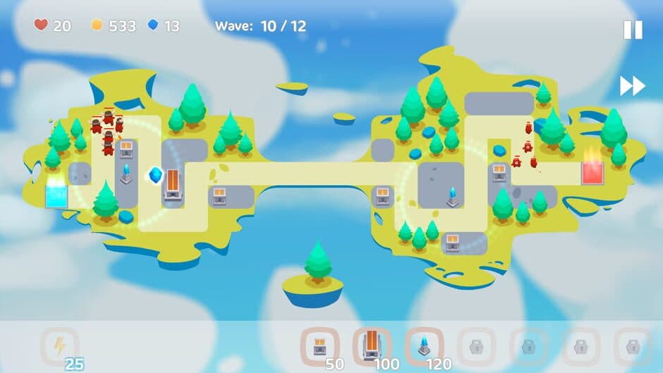 Скриншот 2 из Sky TD: Tower Defense Strategy Game