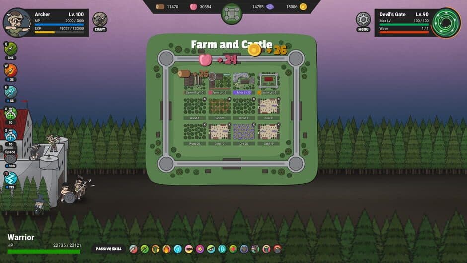 Скриншот 3 из The Defender: Farm and Castle
