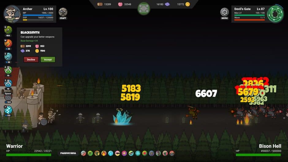 Скриншот 4 из The Defender: Farm and Castle