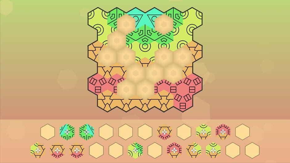 Скриншот 1 из Aurora Hex: Pattern Puzzles