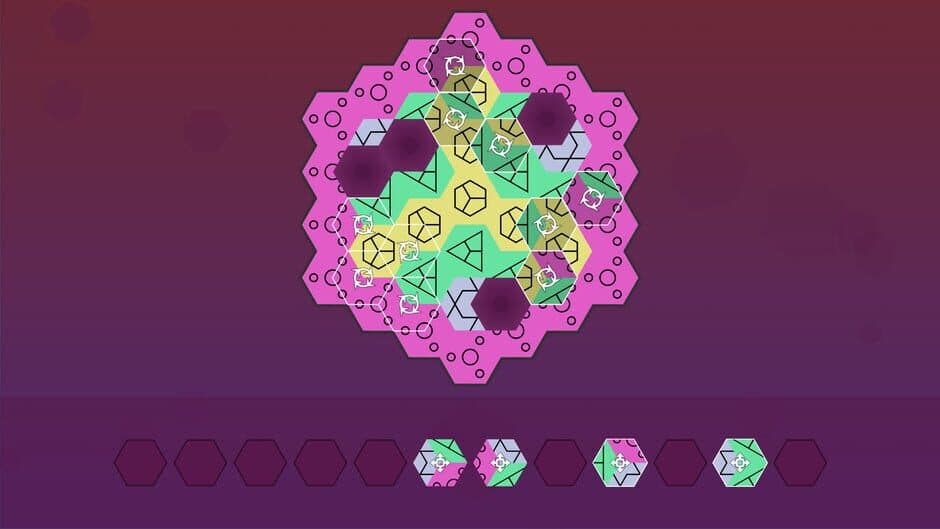 Скриншот 8 из Aurora Hex: Pattern Puzzles