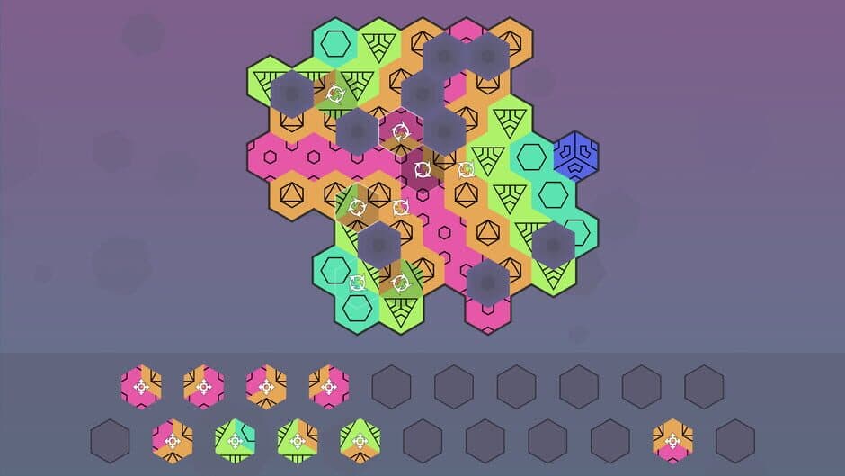Скриншот 2 из Aurora Hex: Pattern Puzzles
