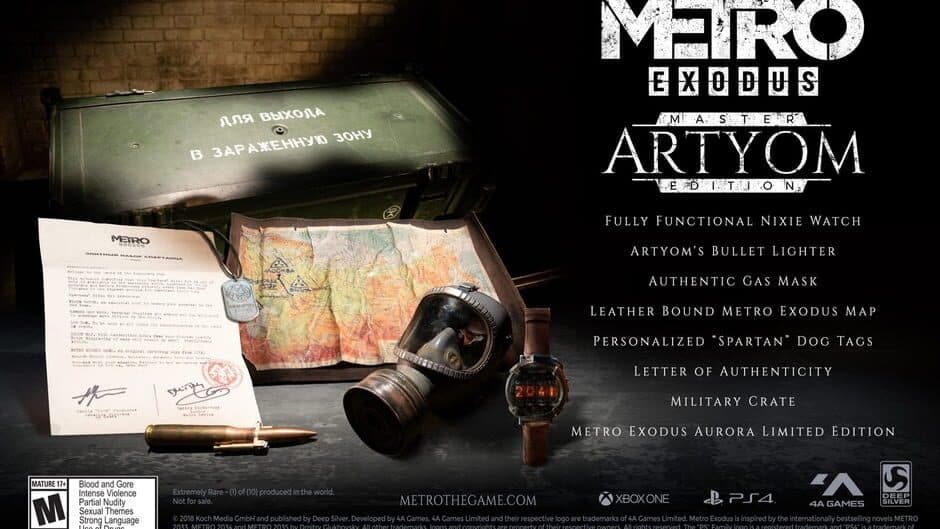 Скриншот 1 из Metro Exodus: Master Artyom Edition