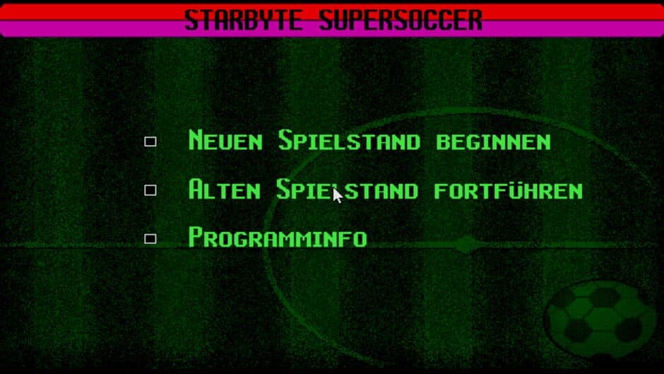 Скриншот 1 из Starbyte Super Soccer