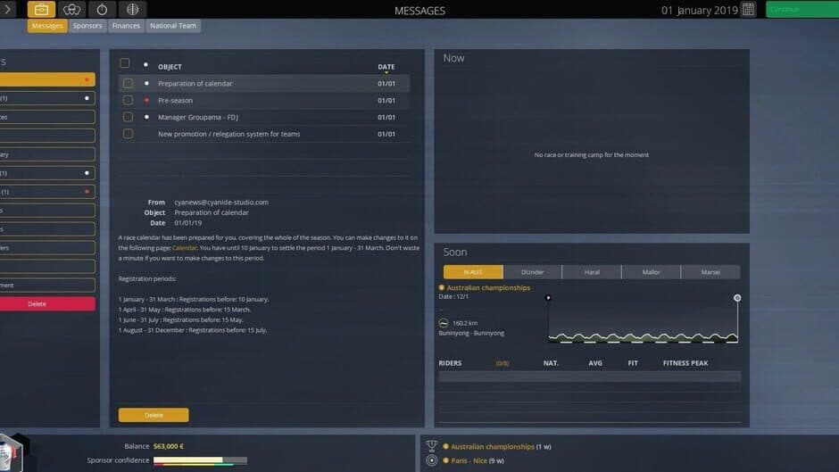 Скриншот 3 из Pro Cycling Manager 2019