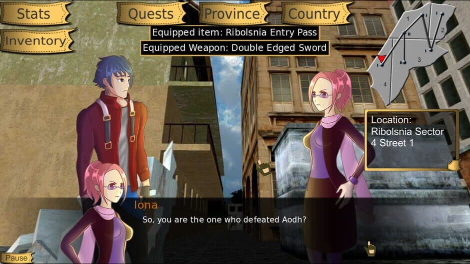 Скриншот 1 из Niara: Rebellion of the King Visual Novel RPG