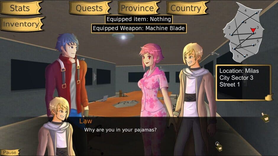 Скриншот 3 из Niara: Rebellion of the King Visual Novel RPG