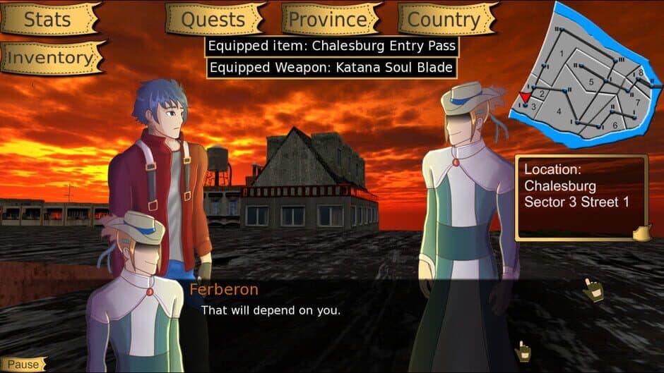 Скриншот 4 из Niara: Rebellion of the King Visual Novel RPG