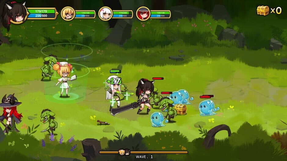 Скриншот 4 из Treasure Chest Corps: Fight Demons to Restore the Barrier