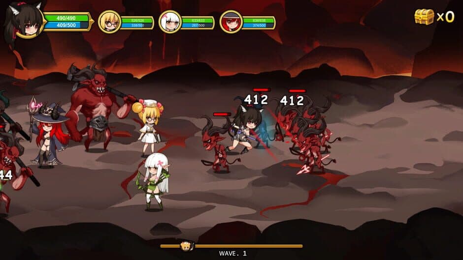 Скриншот 6 из Treasure Chest Corps: Fight Demons to Restore the Barrier