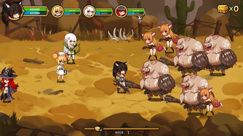 Скриншот 5 из Treasure Chest Corps: Fight Demons to Restore the Barrier