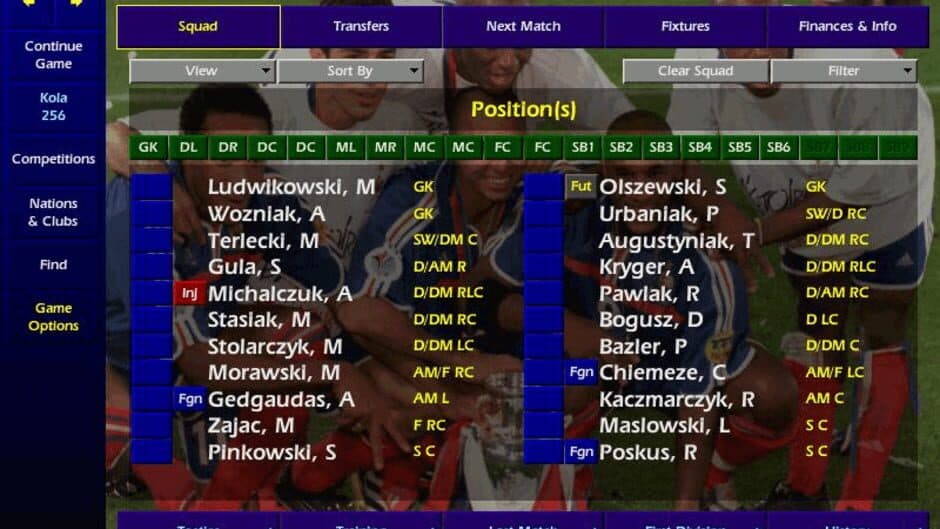 Скриншот 1 из Championship Manager: Season 00/01