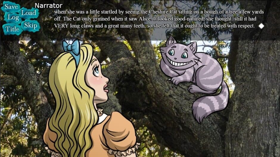 Скриншот 7 из BRG's Alice in Wonderland Visual Novel