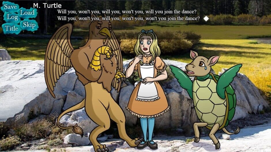 Скриншот 2 из BRG's Alice in Wonderland Visual Novel