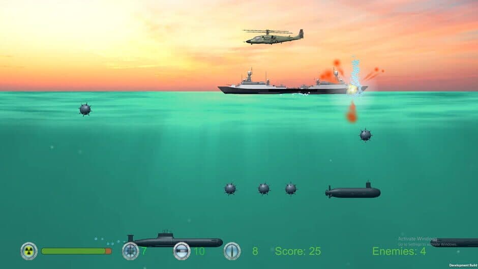 Скриншот 1 из Submarine Attack!