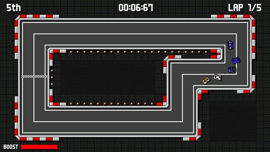 Скриншот 4 из Retro Pixel Racers