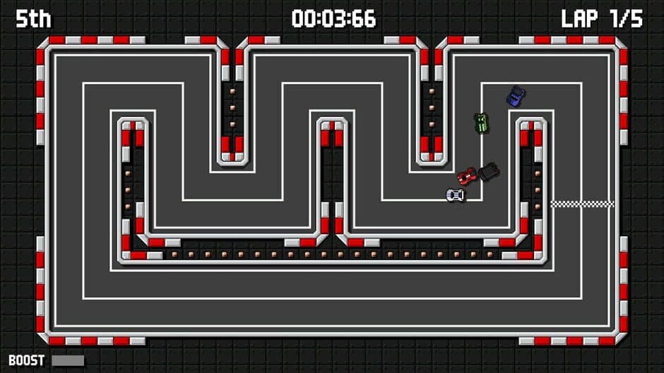 Скриншот 3 из Retro Pixel Racers