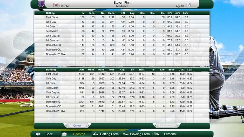 Скриншот 10 из Cricket Captain 2019