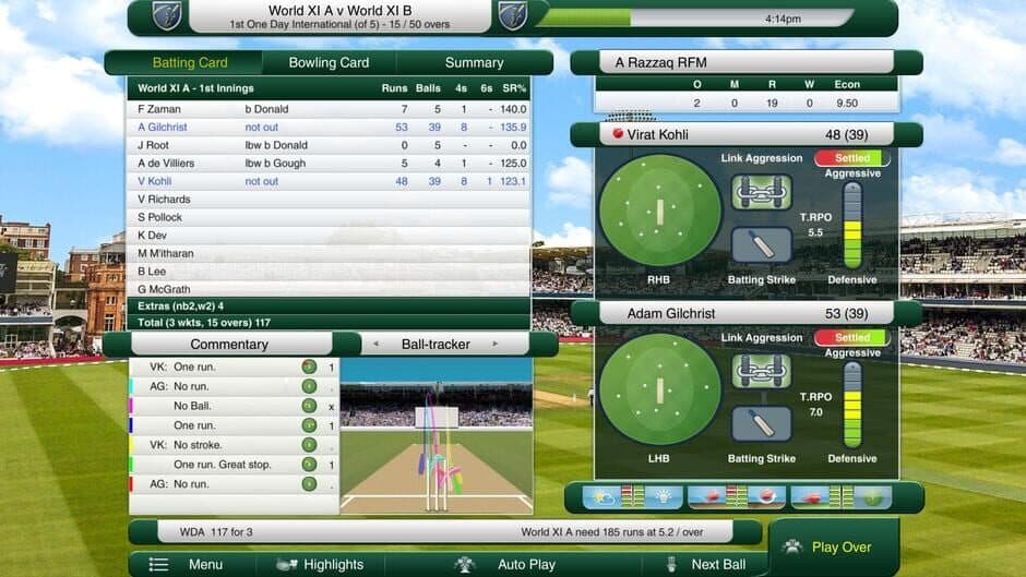 Скриншот 12 из Cricket Captain 2019