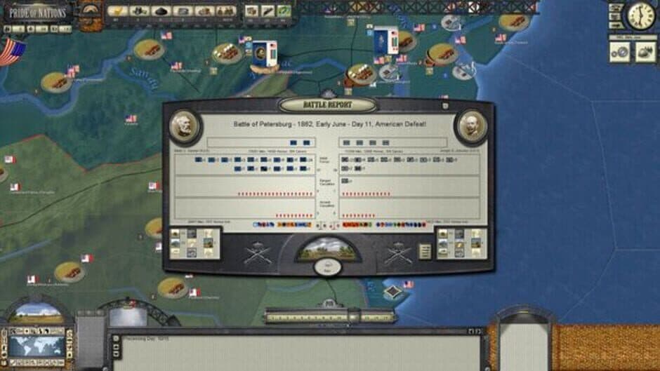 Скриншот 1 из Pride of Nations: American Civil War 1862