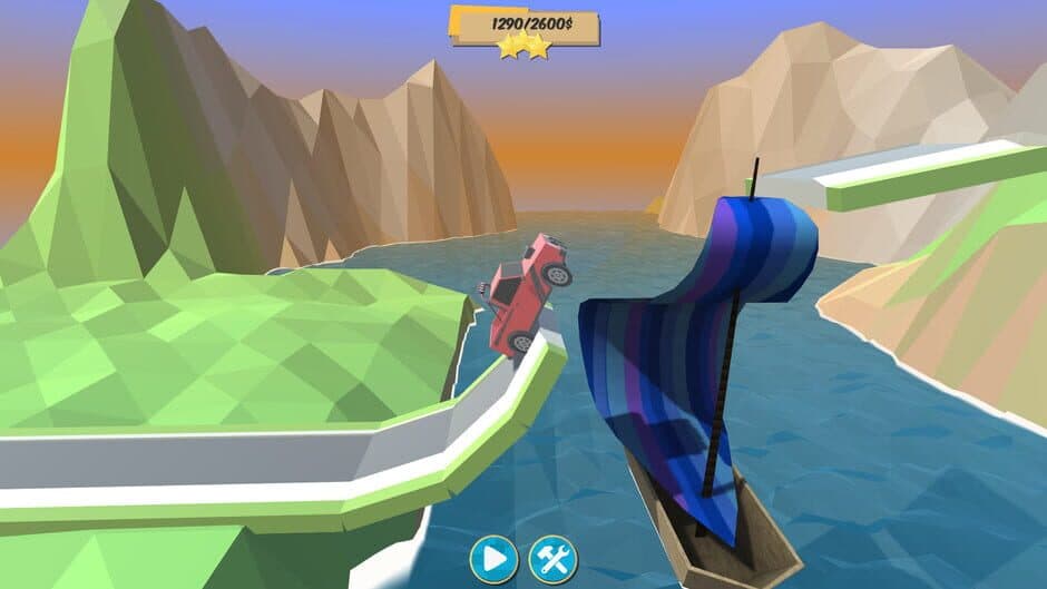 Скриншот 2 из Bridge Builder Racer