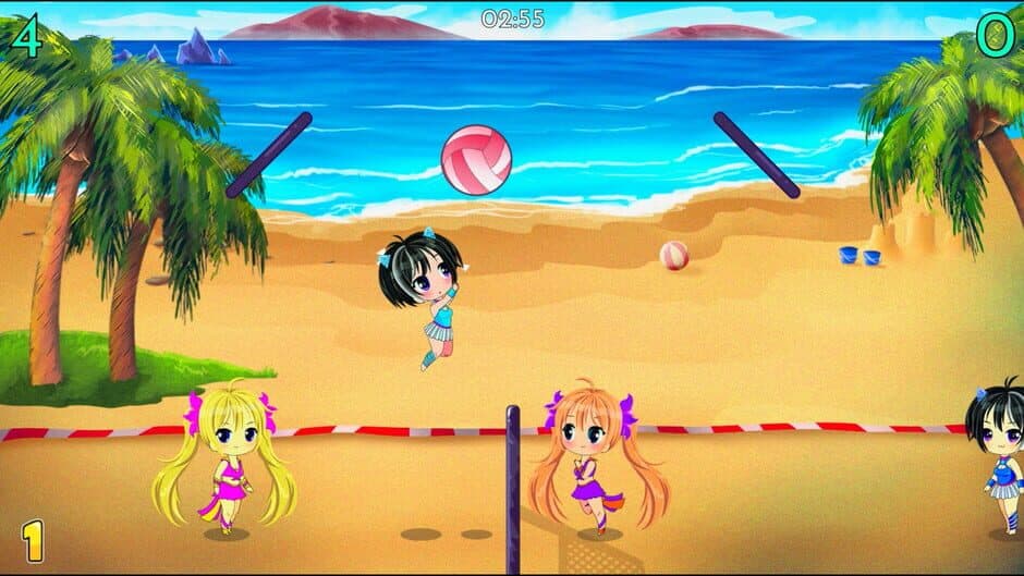Скриншот 5 из Chibi Volleyball