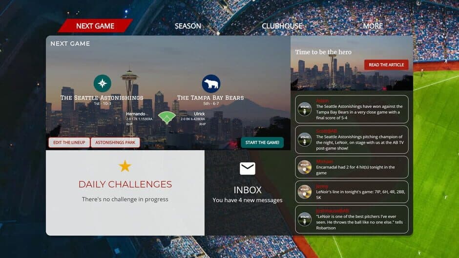 Скриншот 2 из Astonishing Baseball 2019