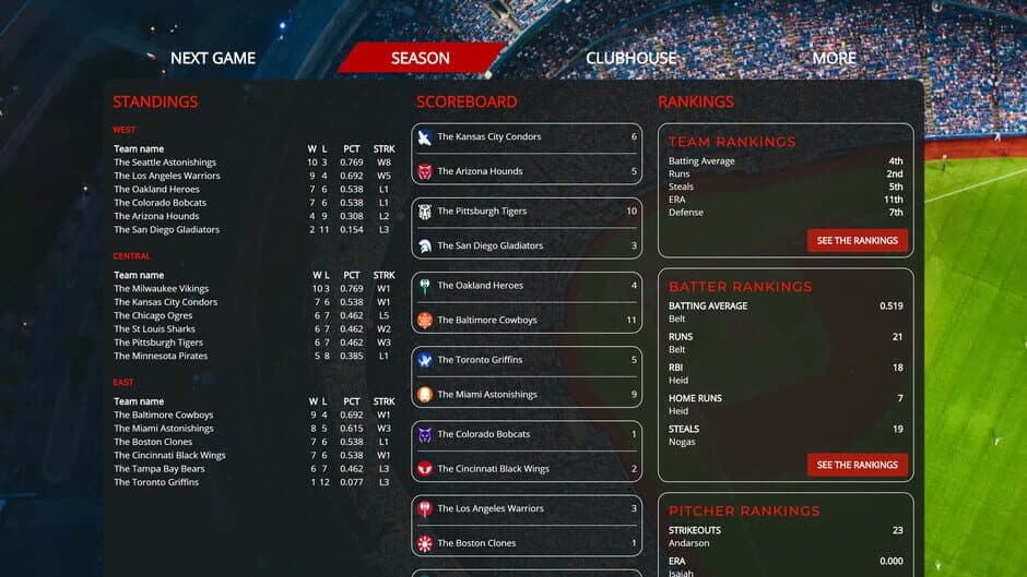 Скриншот 8 из Astonishing Baseball 2019