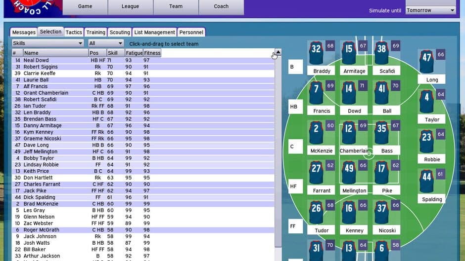 Скриншот 2 из Australian Football Coach 2019