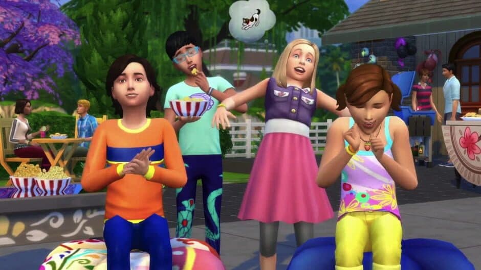 Скриншот 1 из The Sims 4: Movie Hangout Stuff