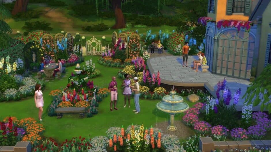 Скриншот 5 из The Sims 4: Romantic Garden Stuff