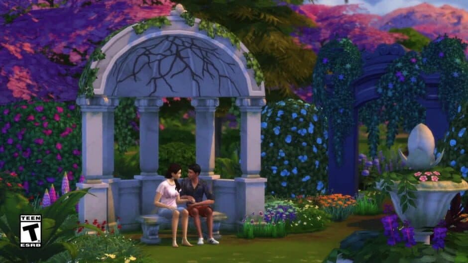 Скриншот 4 из The Sims 4: Romantic Garden Stuff