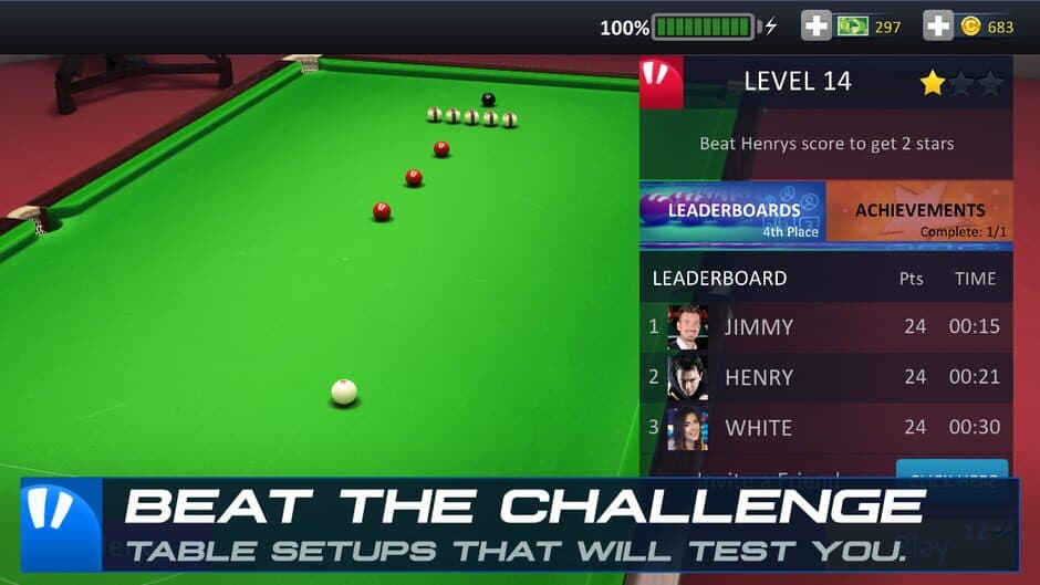 Скриншот 1 из Snooker Stars