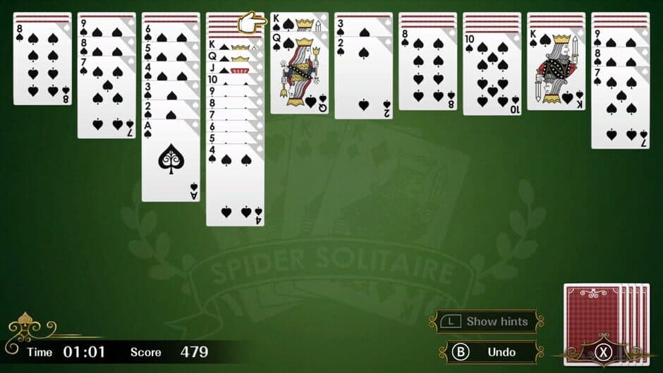 Скриншот 2 из Spider Solitaire F