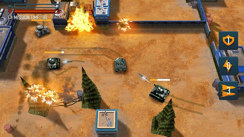 Скриншот 5 из Tank Battle Heroes: Iron Warfare