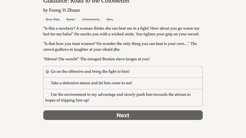 Скриншот 1 из Gladiator: Road to the Colosseum