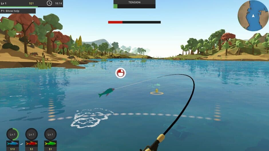 Скриншот 1 из Poly Fishing