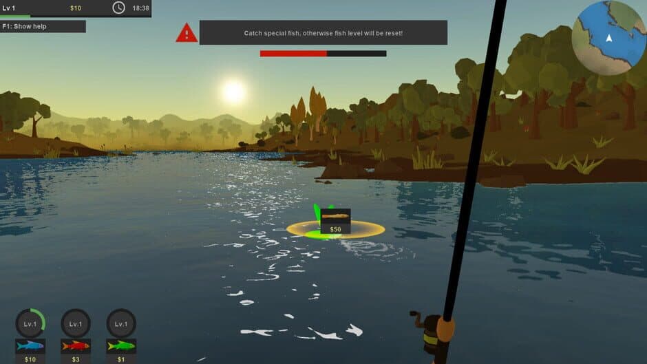 Скриншот 2 из Poly Fishing