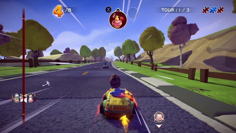 Скриншот 4 из Garfield Kart: Furious Racing