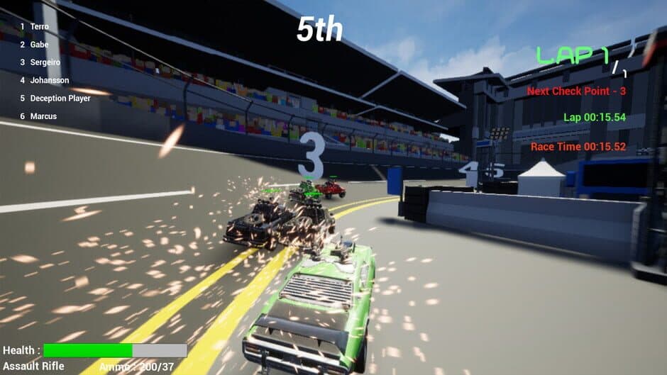 Скриншот 5 из Deep Race: Battle