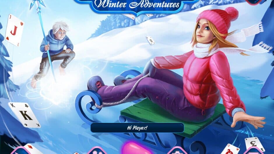 Скриншот 1 из Solitaire: Jack Frost Winter Adventures