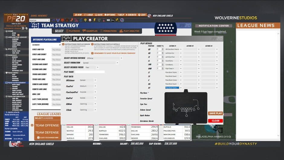 Скриншот 4 из Draft Day Sports: Pro Football 2020