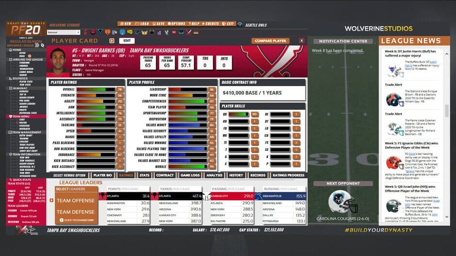 Скриншот 2 из Draft Day Sports: Pro Football 2020