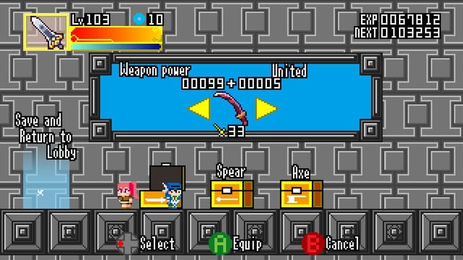 Скриншот 2 из Square Weapons Dungeon