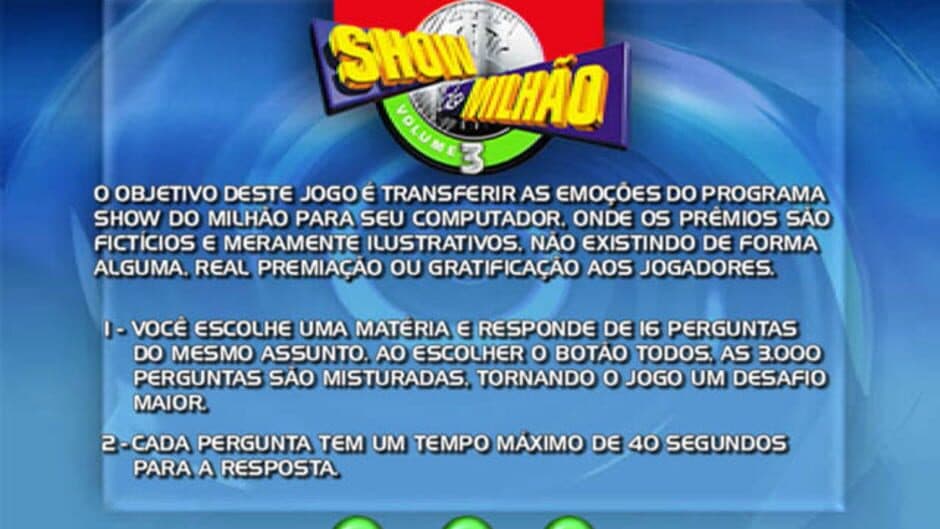 Скриншот 2 из Show do Milhão Volume 3