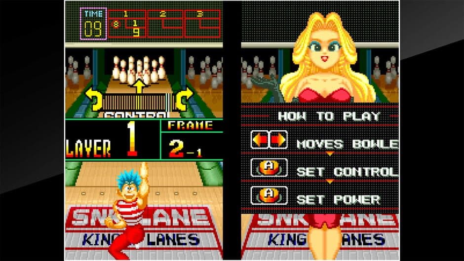 Скриншот 1 из ACA Neo Geo: League Bowling