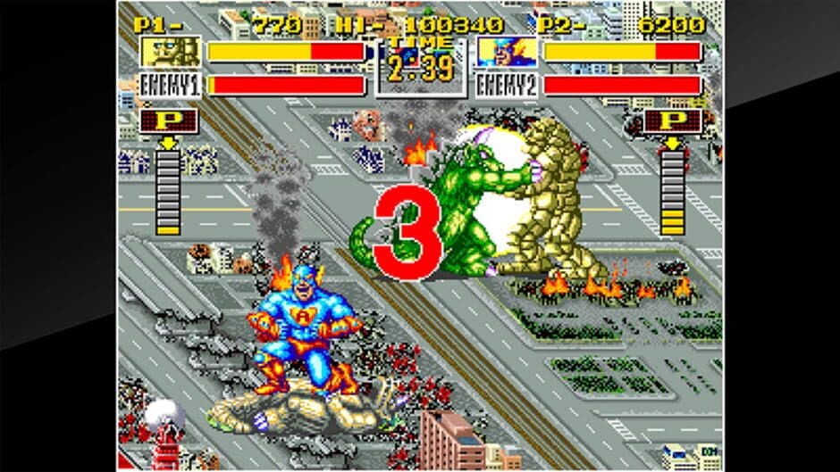 Скриншот 2 из ACA Neo Geo: King of the Monsters