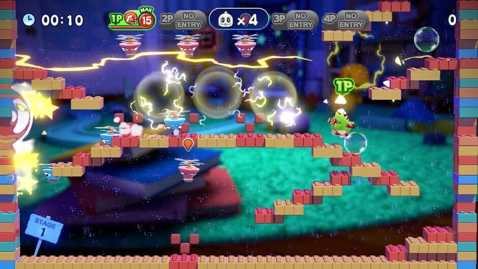 Скриншот 4 из Bubble Bobble 4 Friends