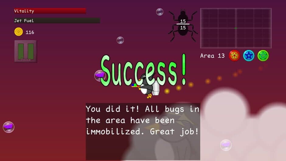 Скриншот 1 из Penguins vs. Bugs