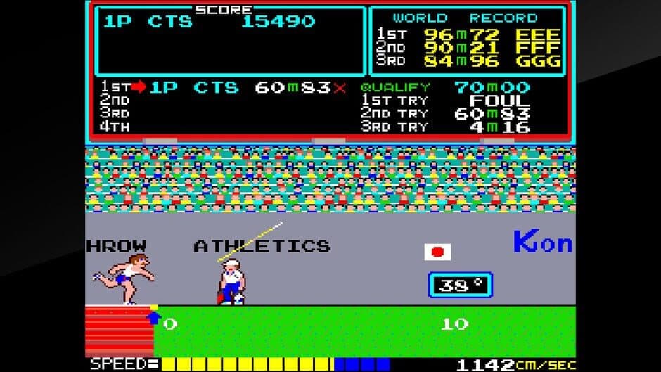 Скриншот 6 из Arcade Archives: Track & Field